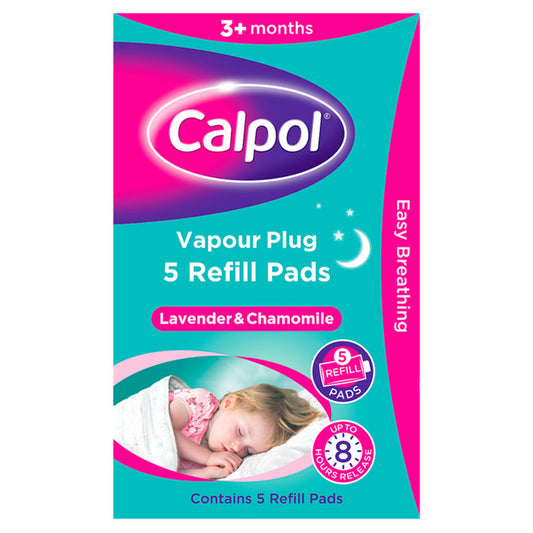 Calpol Vapour Plug 5 Refill Pads Lavender and Chamomille 3+ Months GOODS ASDA   