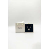 SVNX double ring diamante bracelet silver stainless steel (British brand)
