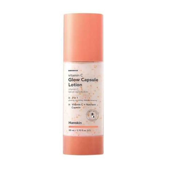 Hanskin Vitamin C Glow Capsule Lotion 80ml (British brand)