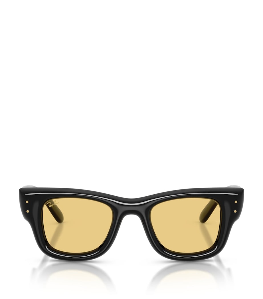 Ray-Ban Wayfarer Puffer Square sunglasses with nylon frame, UK version