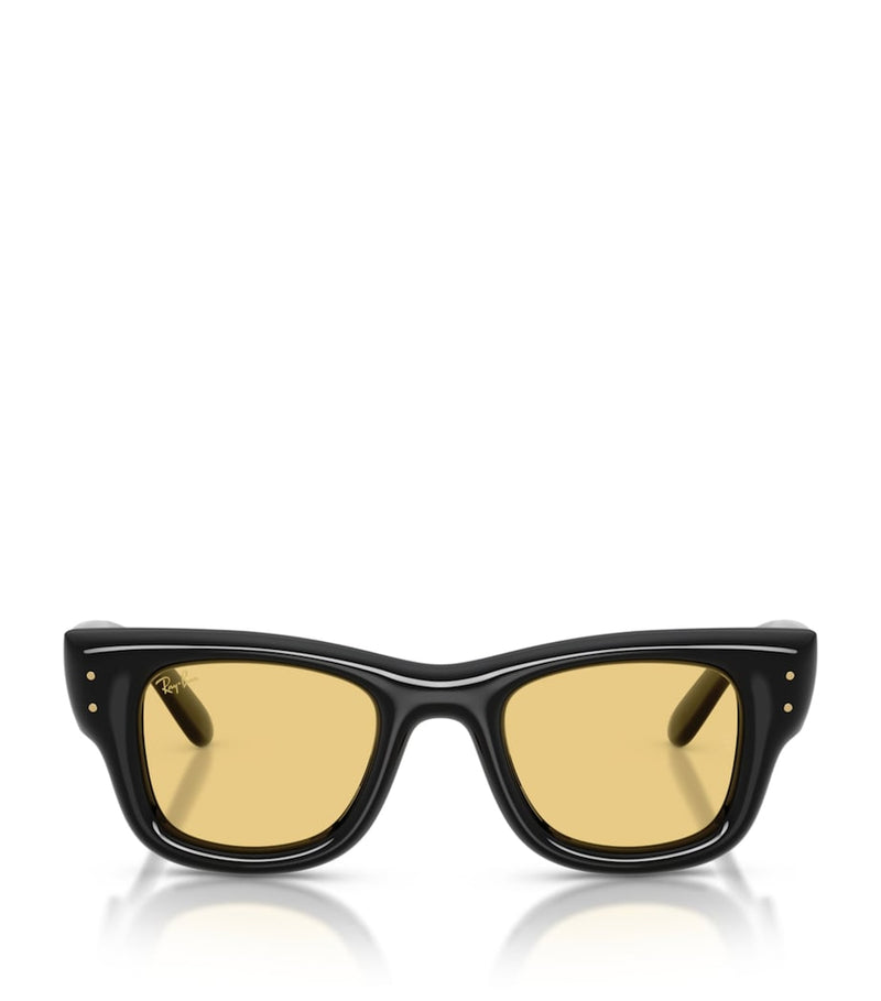 Ray-Ban Wayfarer Puffer Square sunglasses with nylon frame, UK version