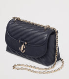 Jimmy Choo Curve quilted leather cross-body bag - British product