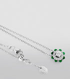MARLI New York white gold diamond Tip-Top necklace - British product