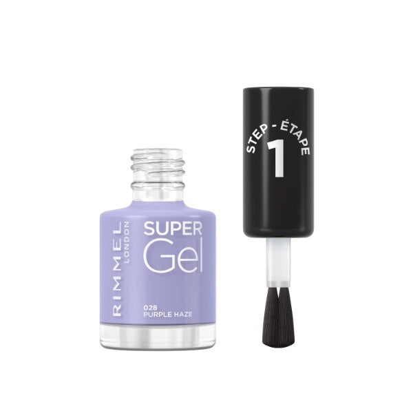 Rimmel Supergel 028 Purple Haze 12Ml GOODS Superdrug   