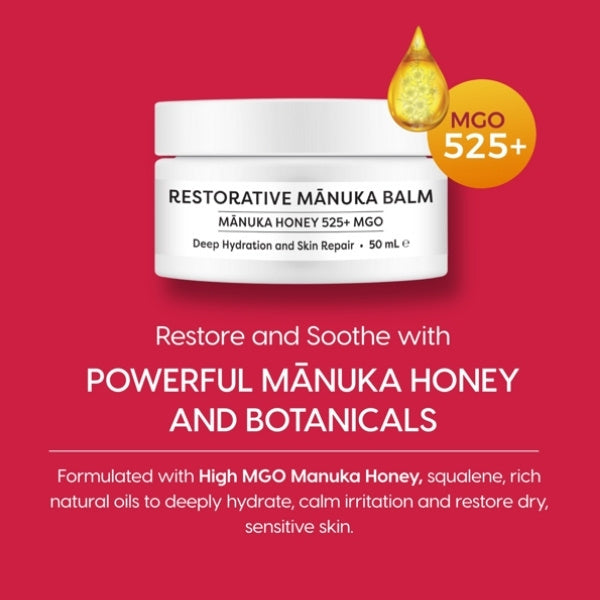 Melora restorative Mnuka honey balm 50ml, imported from the UK