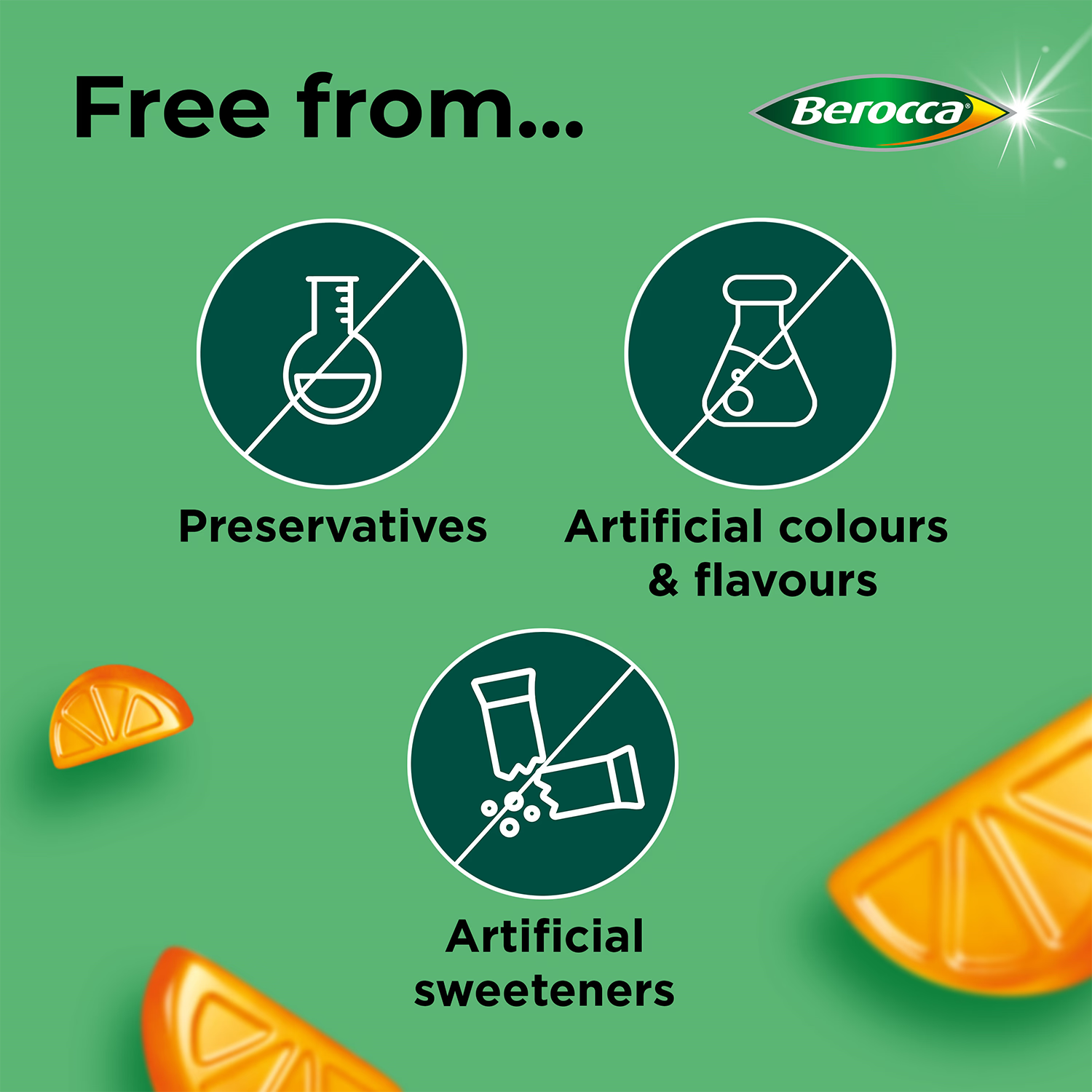 Berocca Immuno orange gummies 60 - British product