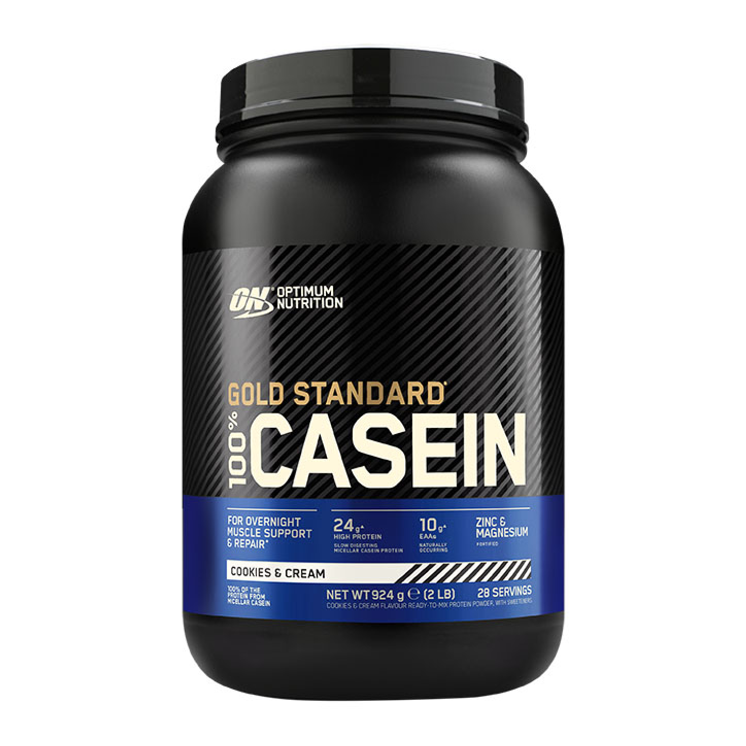 Optimum Nutrition Gold Standard 100% Casein Powder Vanilla 924g - Cookies & Cream