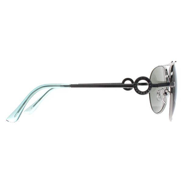 Guess GF0364 silver women sunglasses aviator frame, imported from the UK