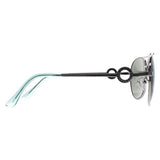 Guess GF0364 silver women sunglasses aviator frame, imported from the UK