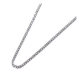 Luxe Tones silver tennis necklace 40cm - British product