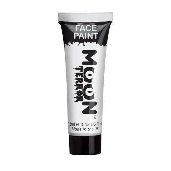 Moon Terror Wicked White Face Paint Tube (British brand)