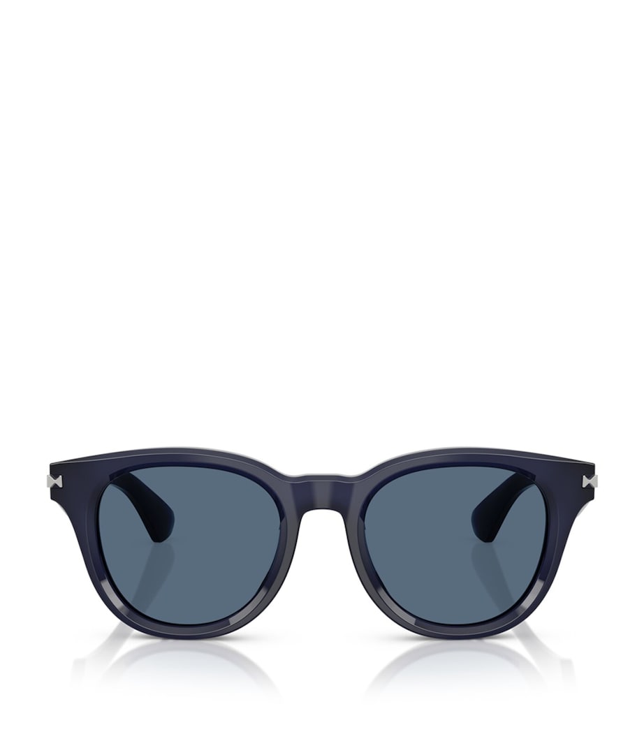 Burberry acetate round sunglasses - British product