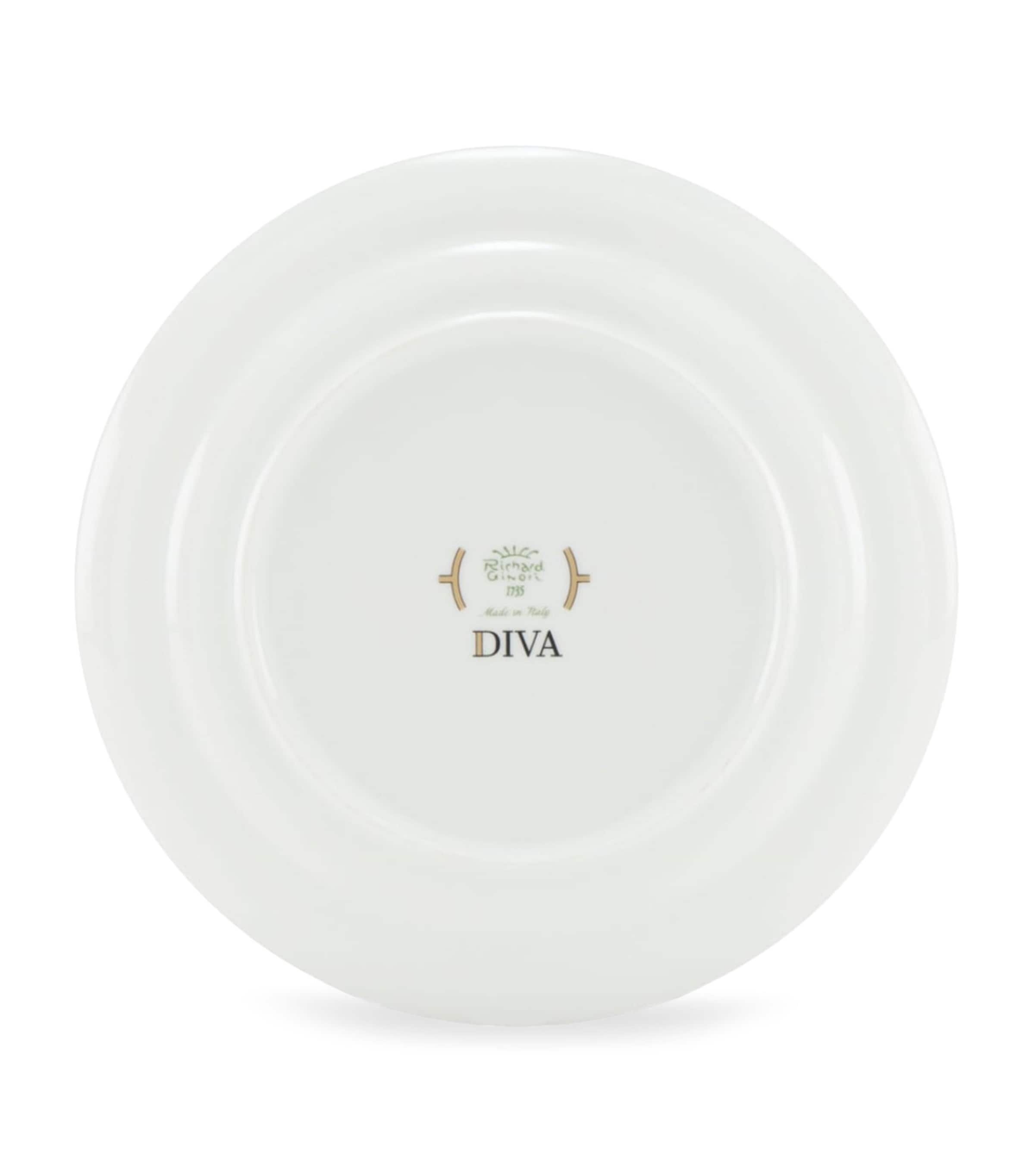 GINORI 1735 porcelain Colonna Diva Rosa side plate 24cm, UK version