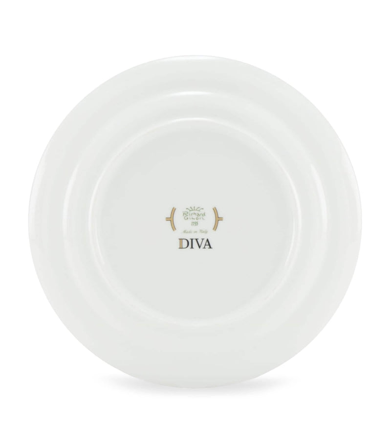 GINORI 1735 porcelain Colonna Diva Rosa side plate 24cm, UK version