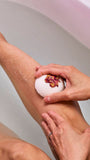 Lush spa gift set with bath bombs and massage bar (British brand)