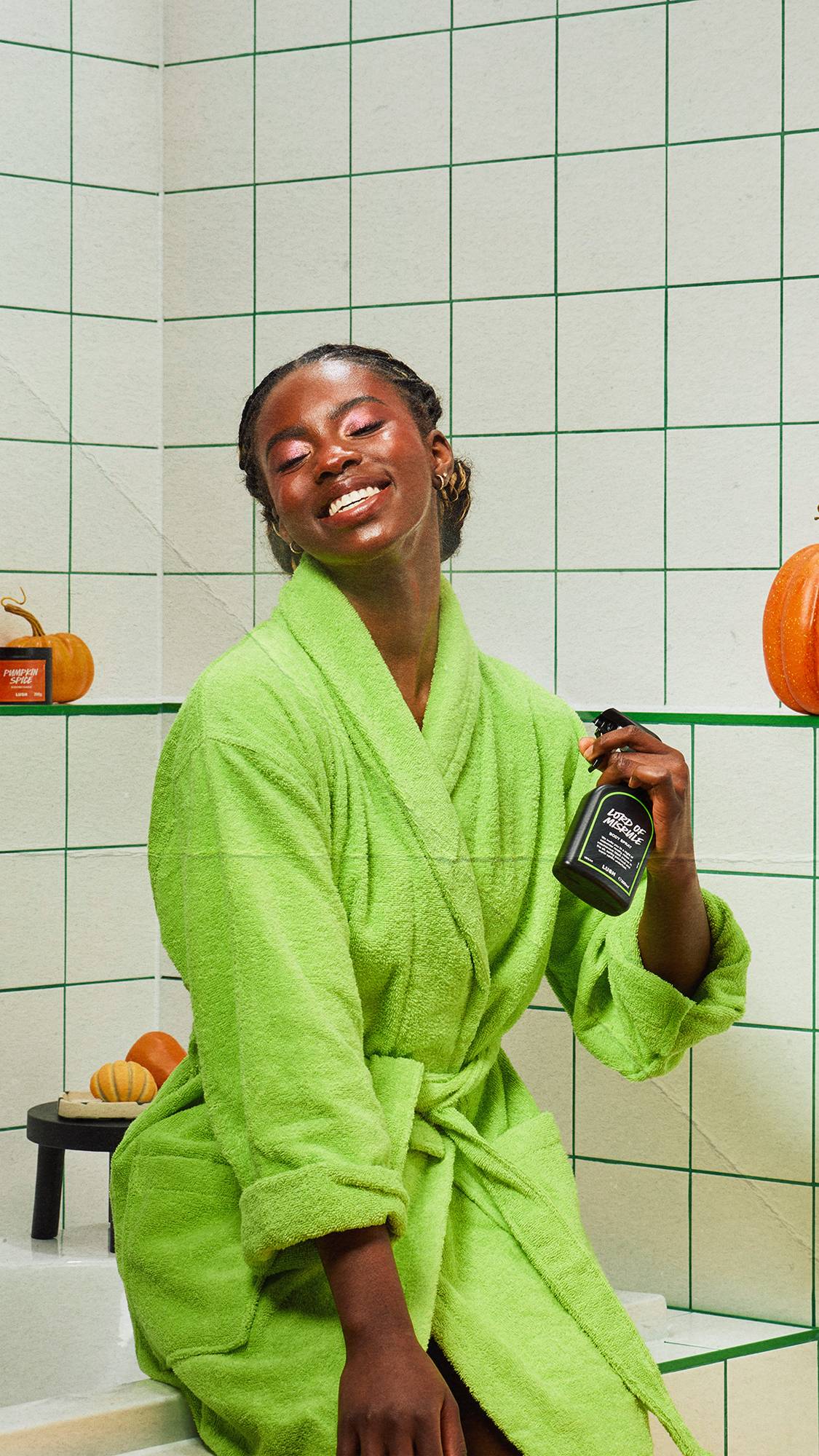 Lush Lord Of Misrule body spray bottle (British brand)