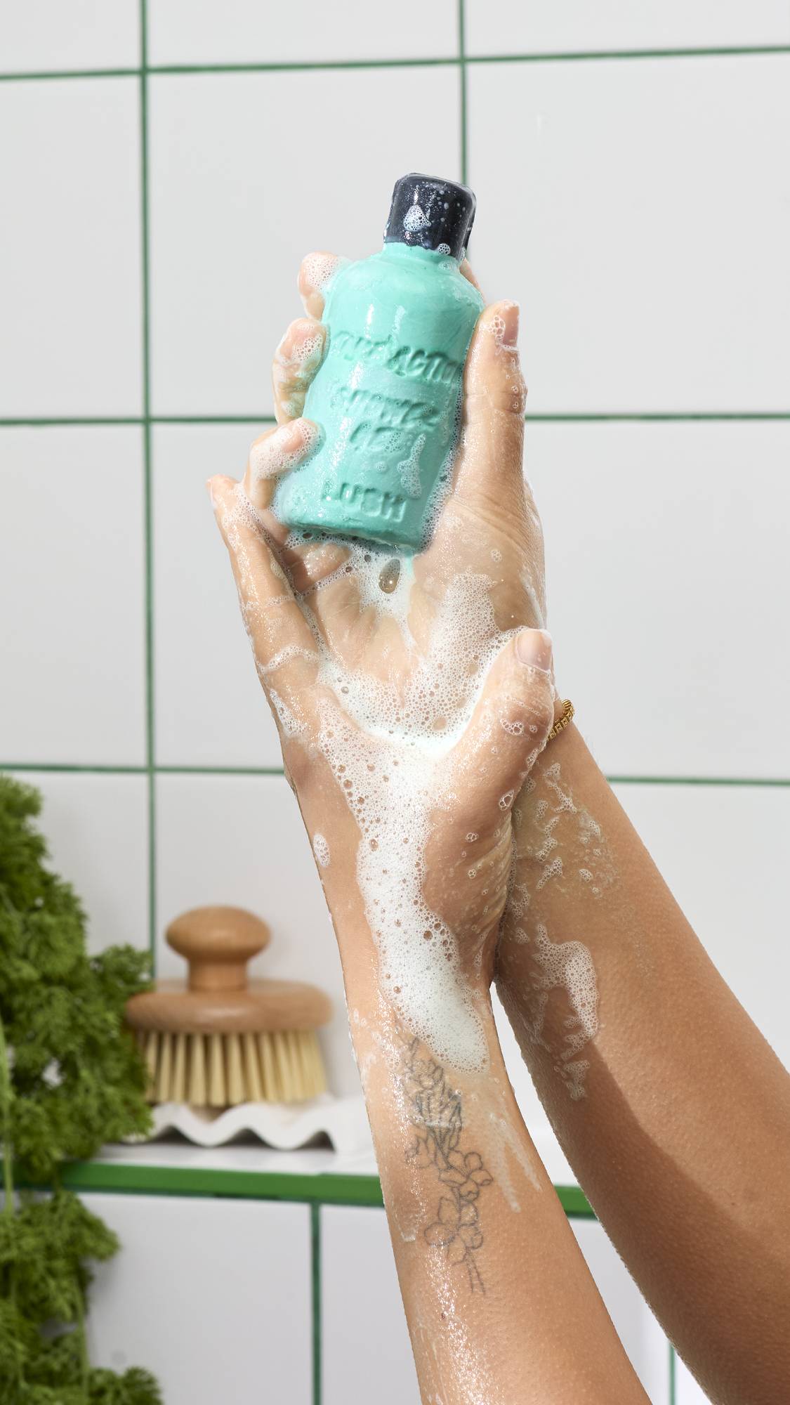 Lush Take Action naked shower gel, imported from the UK