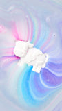 Lush Toby's Magic Cow bath bomb with popping candy, UK version