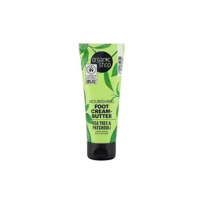 Superdrug Organic Shop Nourishing Foot Cream Tea Tree & Patchouli 75ml- Buy online at McGrocer