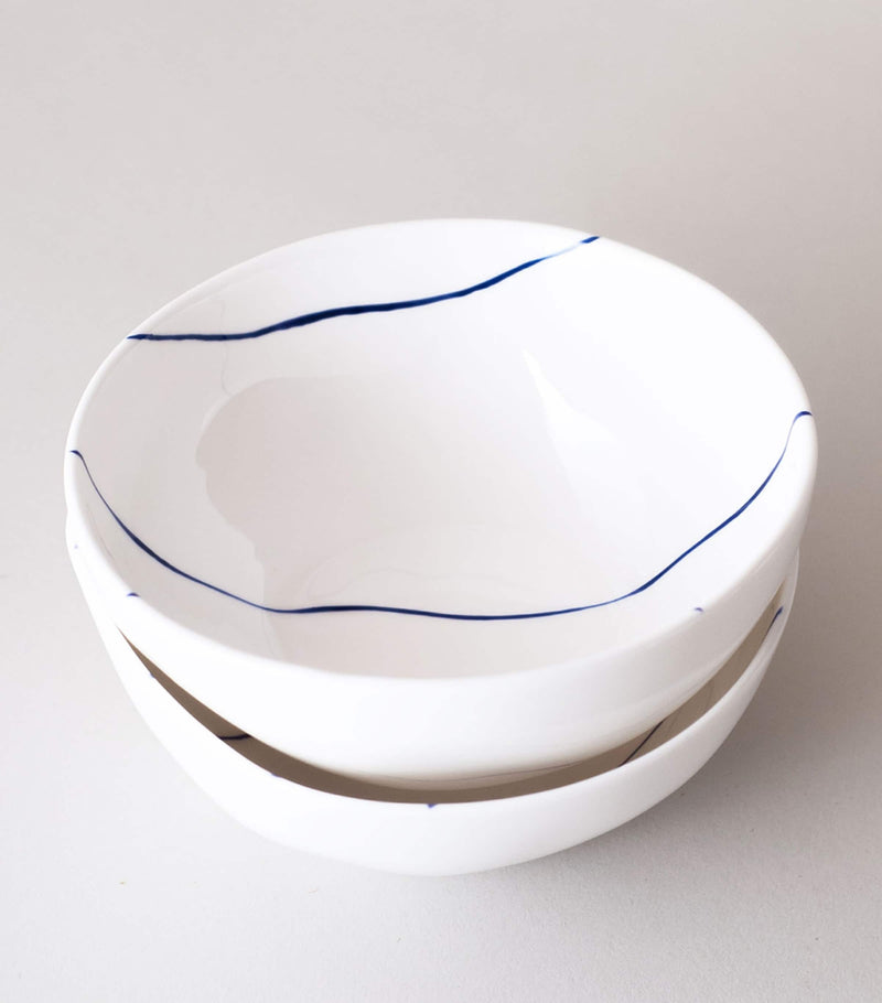 FELDSPAR Stripe Ice Cream Bowl 13cm - British product