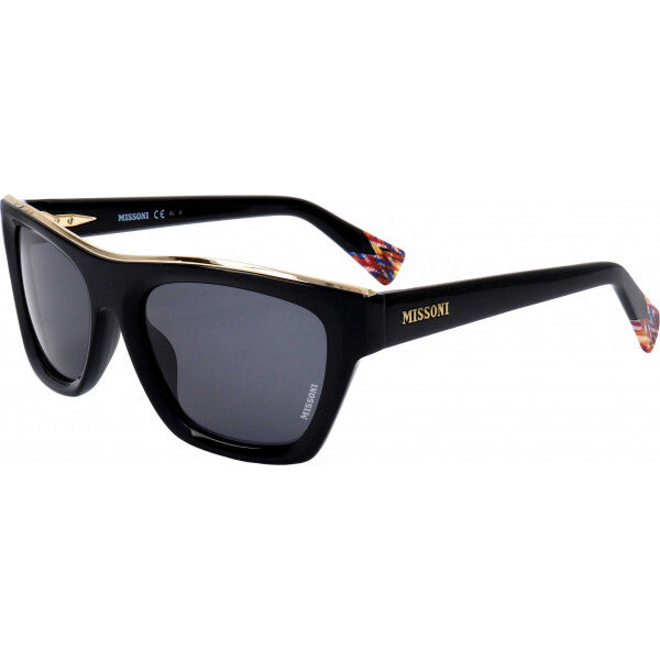 Missoni MIS0067 black acetate sunglasses, imported from the UK