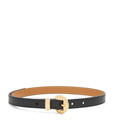 Harrods LOEWE Leather Pebble Belt- Buy online at McGrocer