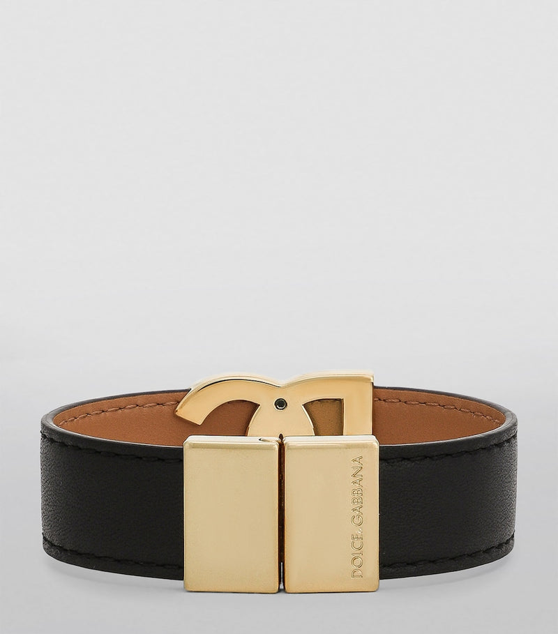 Dolce&Gabbana logo bracelet calfskin 2cm width, UK version