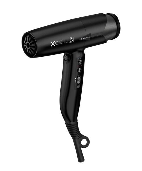 Gamma+ XCell S Black hairdryer, imported from the UK