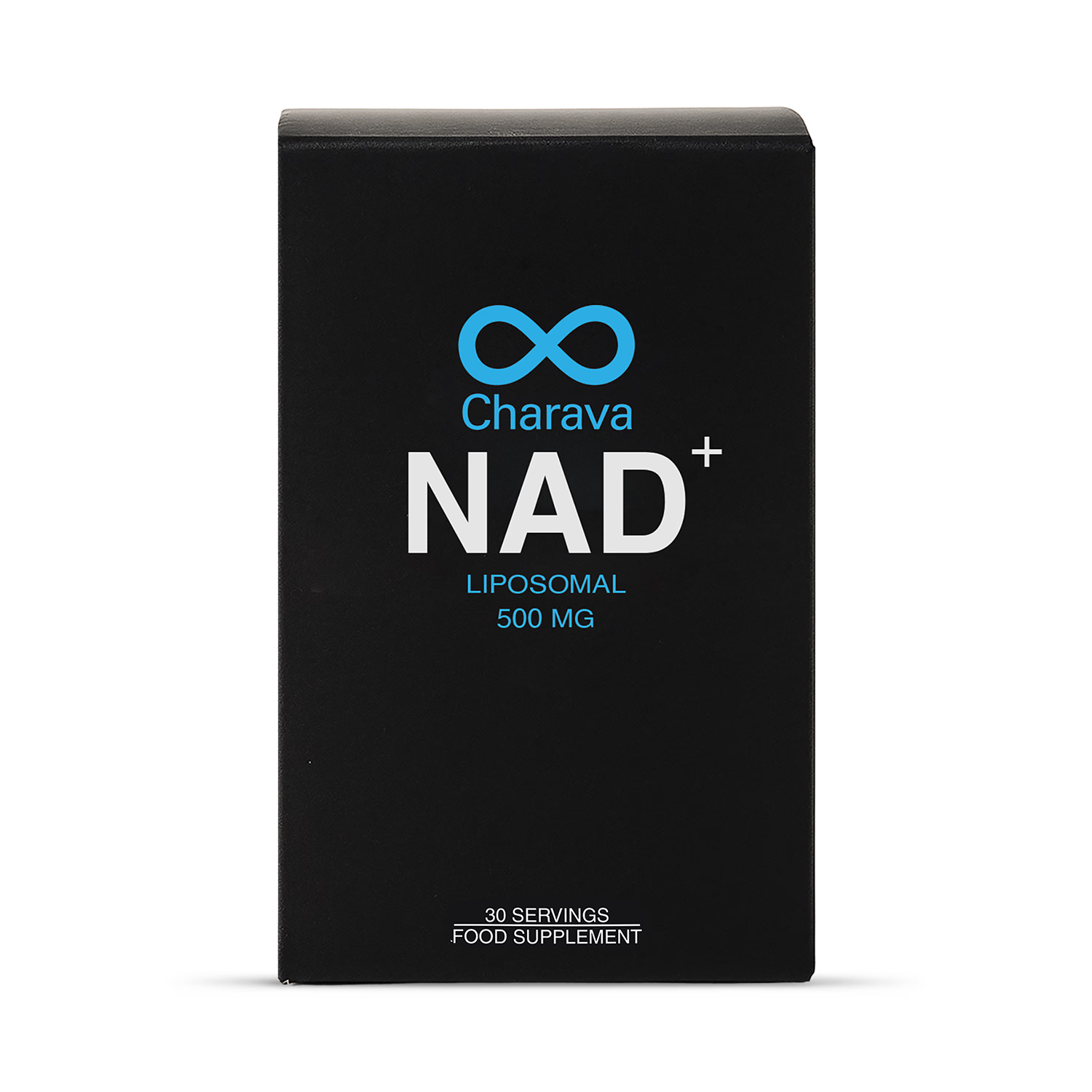 Charava NAD+500 liposomal capsules 500mg, imported from the UK