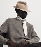 Giorgio Armani classic rabbit hair fedora, imported from the UK