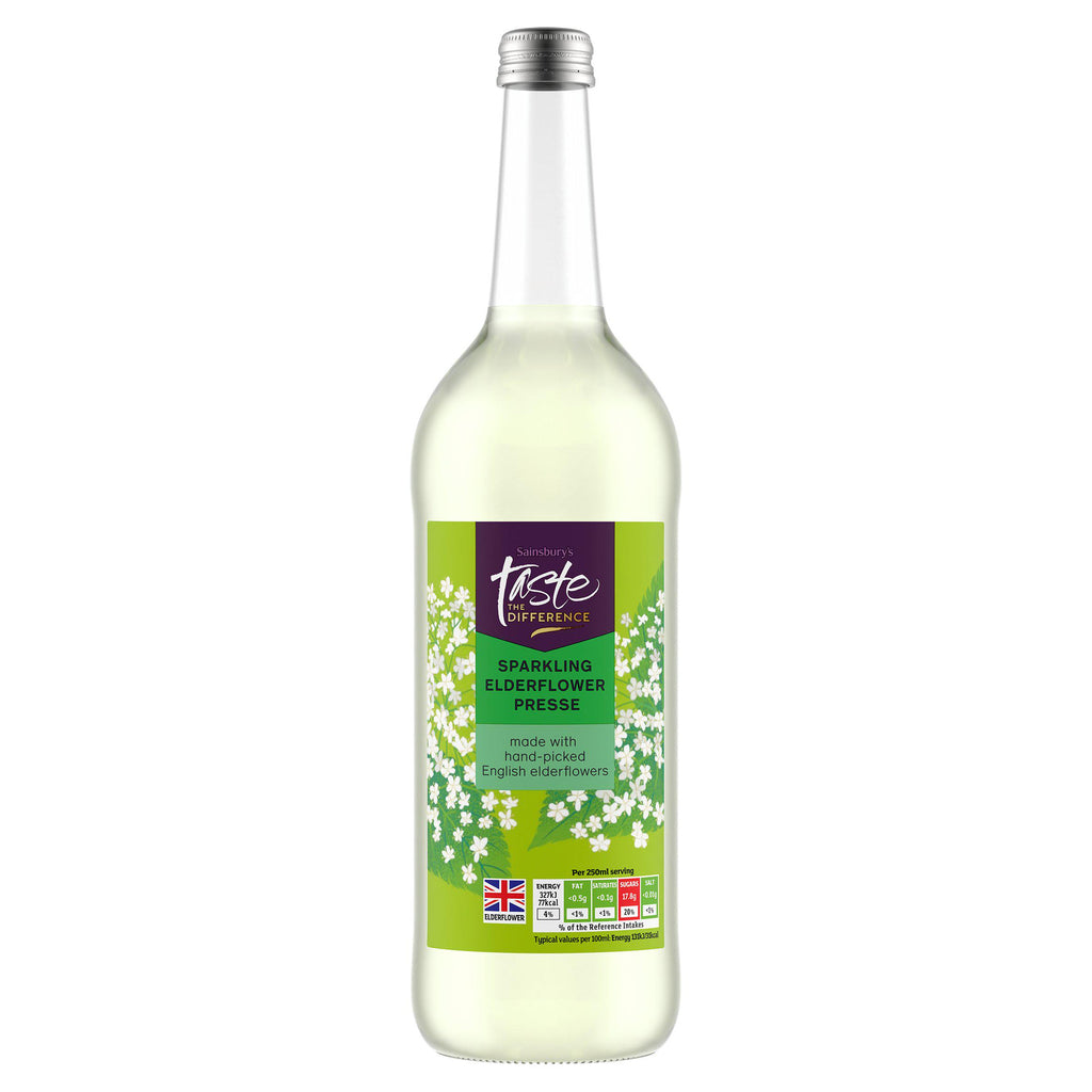 Sainsbury's English Elderflower Presse, Sparkling, Taste the Difference 750ml