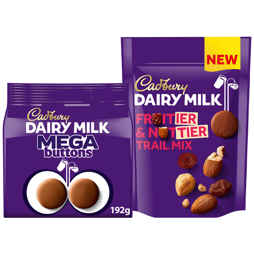 Cadbury Fruitier & Nuttier & Buttons Bundle