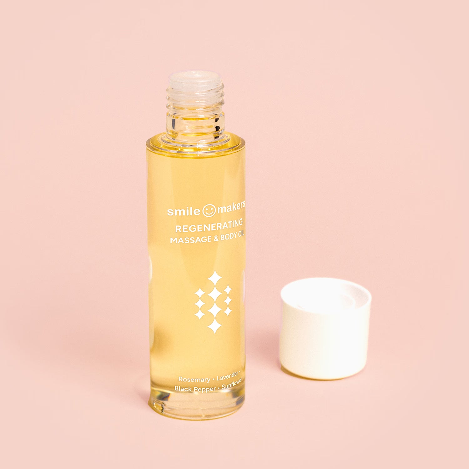 Smile Makers body massage oil rosemary lavender 100ml, UK version