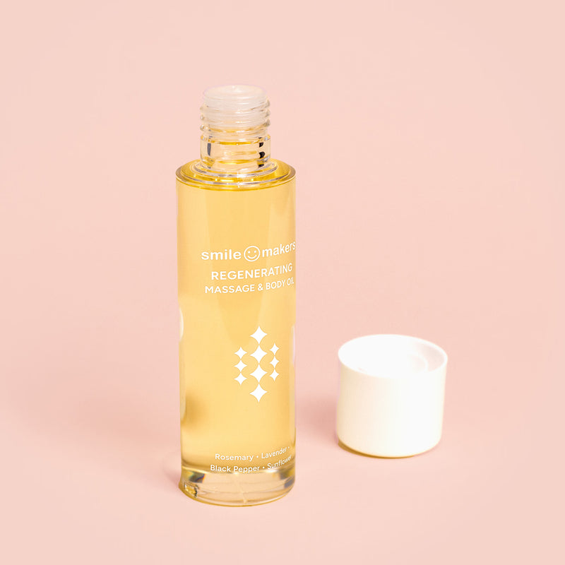 Smile Makers body massage oil rosemary lavender 100ml, UK version