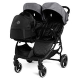 Ickle Bubba Venus Prime Double Stroller Black / Space Grey / Black GOODS Boots   