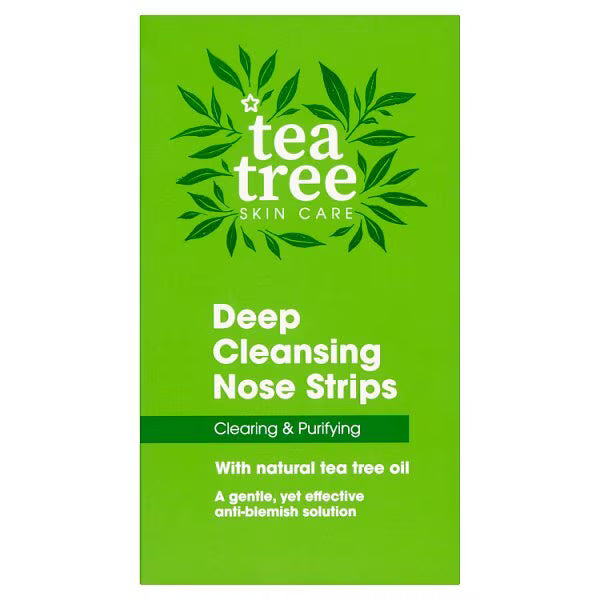 Tea Tree Nose Pore Strips 6 Pack imported from the UK