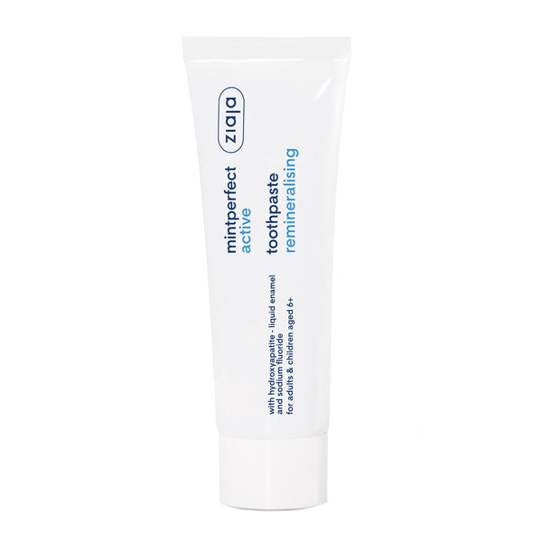 Ziaja Mintperfect active remineralising toothpaste 75ml, imported from the UK