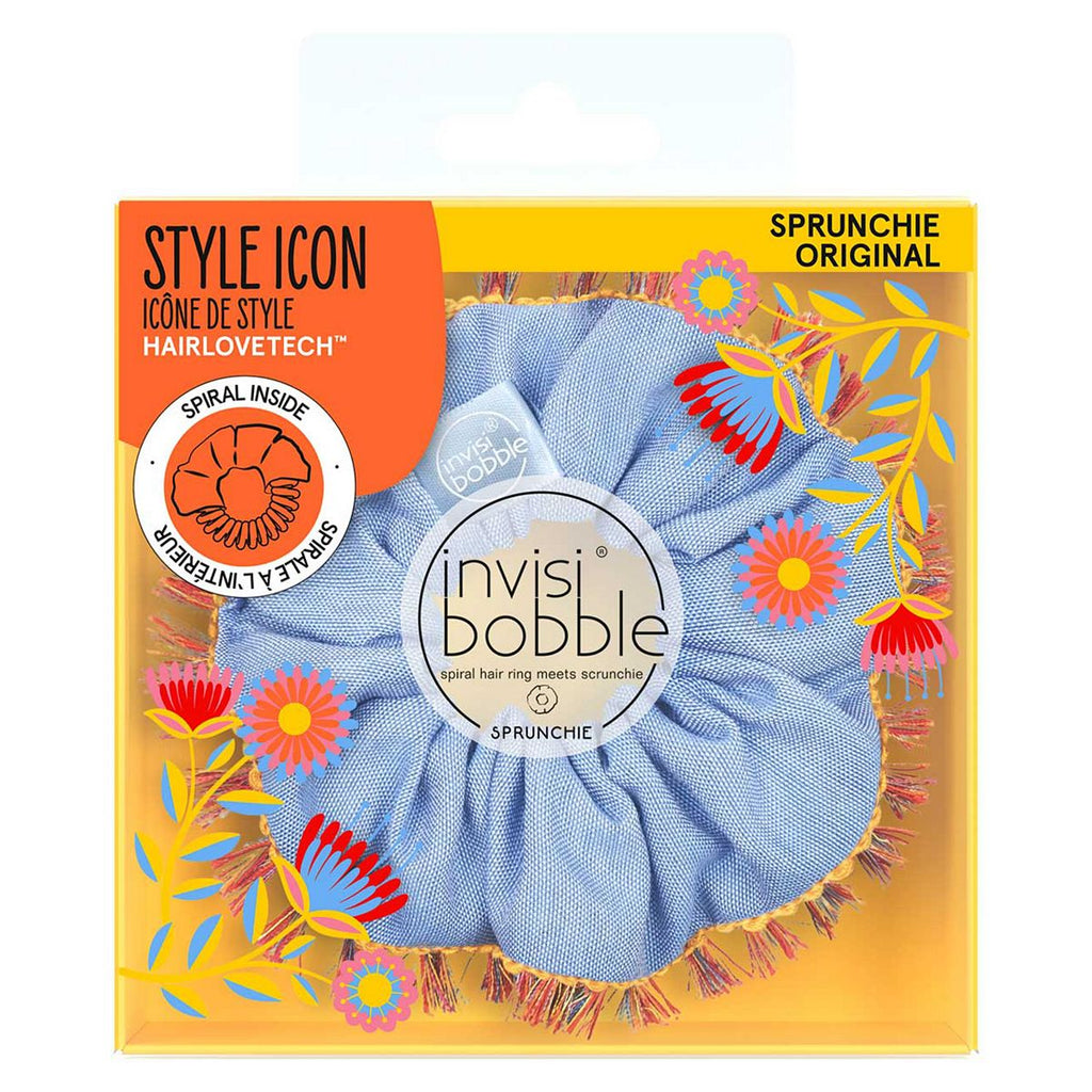 invisibobble SPRUNCHIE Flores and Bloom Scrunchie Hair Tie