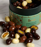 Harrods Mini Drum Chocolate Nuts Gift Set 300g - British product