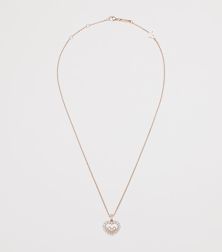 Chopard Happy Diamonds pendant rose gold diamond - British product