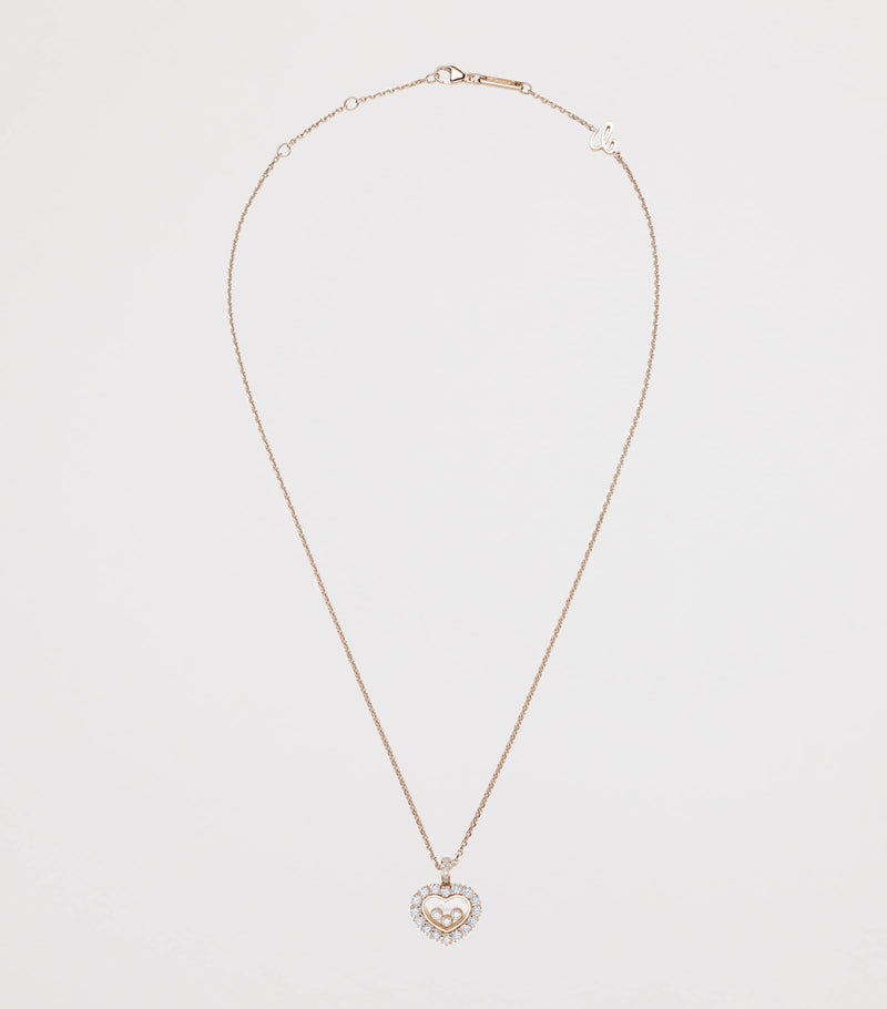 Chopard Happy Diamonds pendant rose gold diamond - British product