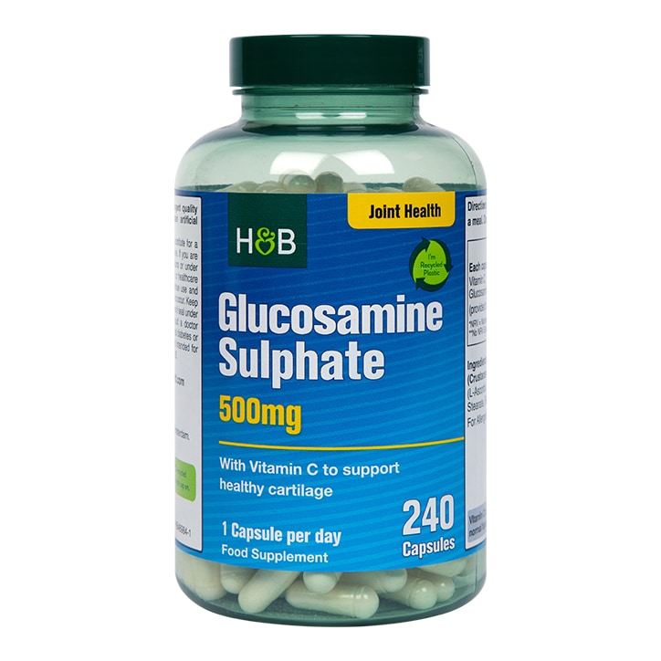 Holland & Barrett Glucosamine Sulphate 500mg 240 Capsules GOODS Holland&Barrett   