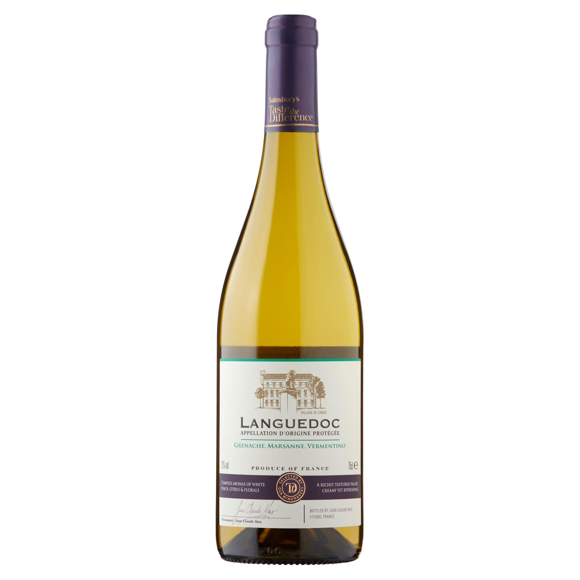 Sainsbury's Languedoc White Wine, Taste the Difference 75cl GOODS Sainsburys   