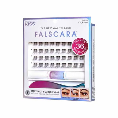 DNR Kiss Falscara Starter Kit 02 Individual False Lashes 36 Wisps