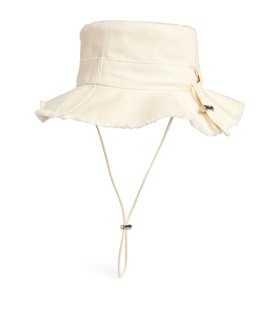 Jacquemus Artichaut logo bucket hat in cotton (British brand)