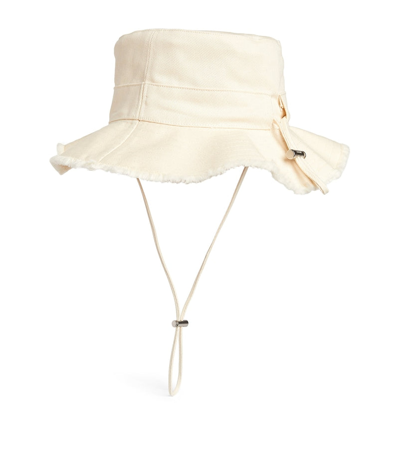 Jacquemus Artichaut logo bucket hat in cotton (British brand)