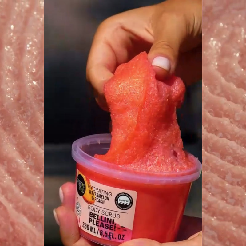 Organic Shop body scrub Watermelon & Peach 250ml (British brand)