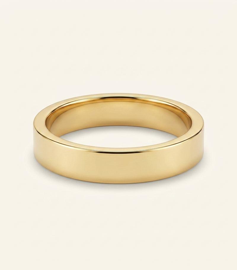 Cartier wedding ring yellow gold diamond 5mm (British brand)
