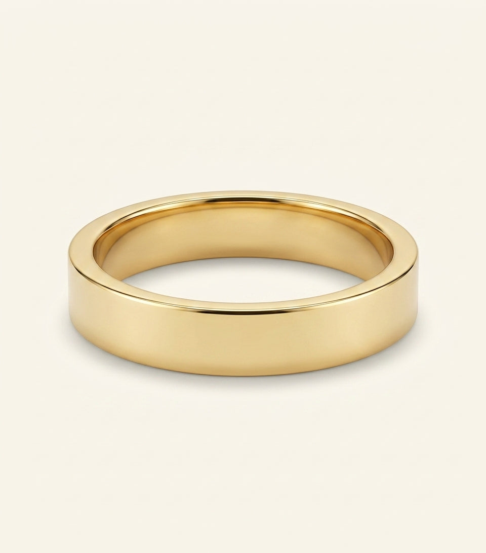 Cartier wedding ring yellow gold diamond 5mm (British brand)