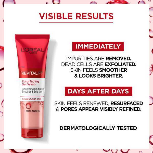 L'Oreal Paris Revitalift 3.5% Glycolic Acid Cleanser GOODS Superdrug   